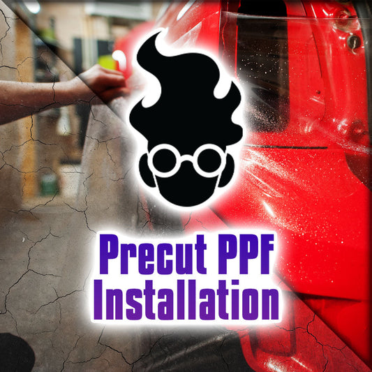 Installing PPF on a car bumper