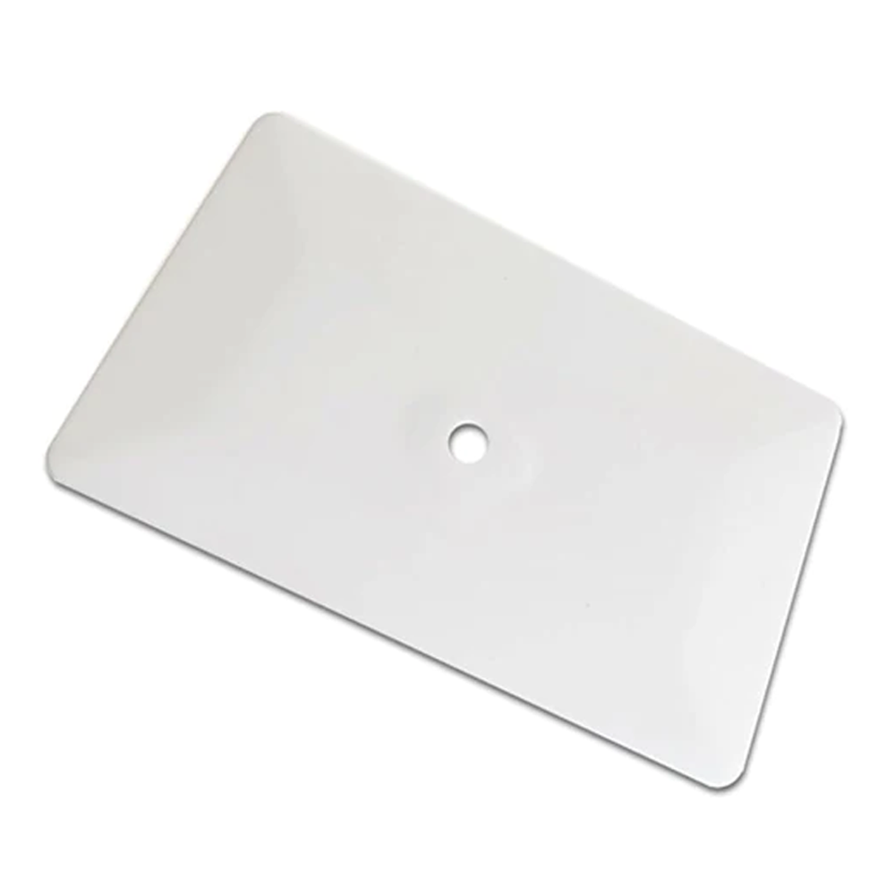 6" White Hard Card Squeegee