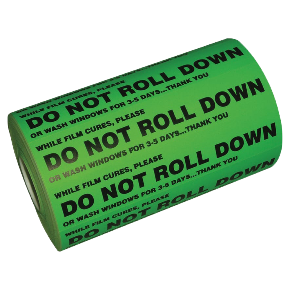 Do Not Roll Down Stickers(1000 per roll) Main image